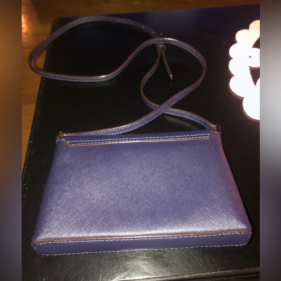 Kate Spade Newbury Lane Sally Small Dark Navy Blue Purse - Picture 2 of 10